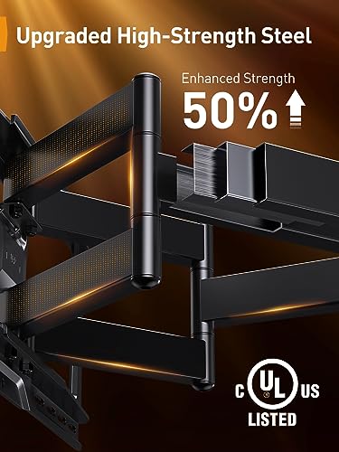 Pre-Assembled TV Mount with Tool-Free Tilt