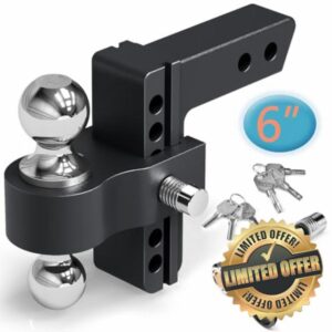 NenNicht Adjustable Trailer Hitch Fits 2" Receiver