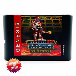 Sega 1500 In 1 Game Cartridge Gold Edition For Sega Genesis Console