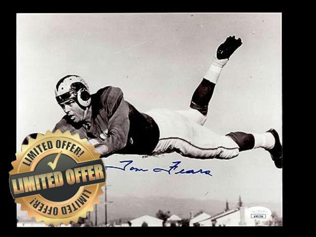 Tom Fears JSA Coa Autograph 8x10 Signed Photo