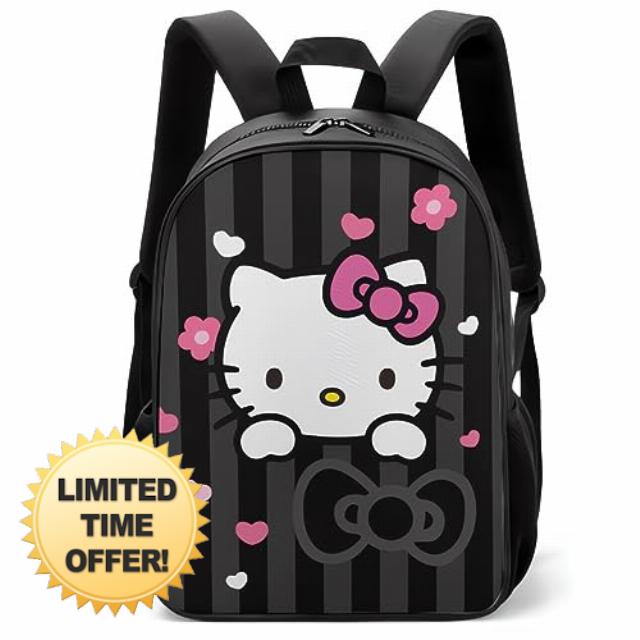 BESHT Cute Cartoon Kitty Backpack Kids Backpack Casual Bags Schoolbag For Girl Gift