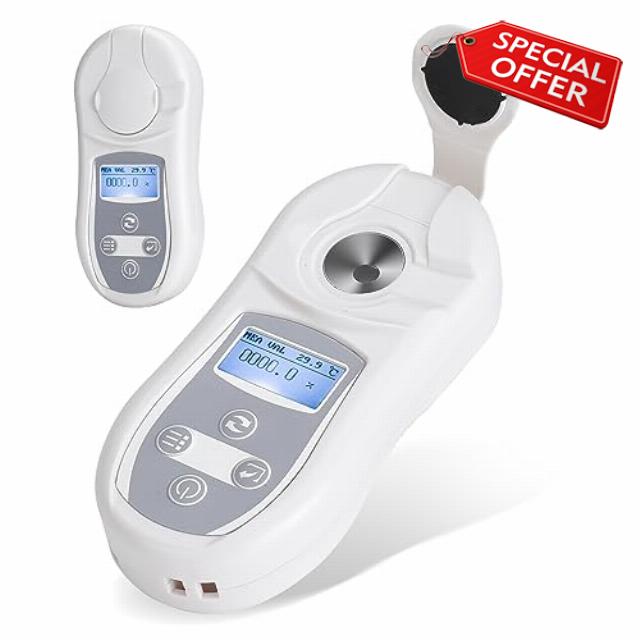Healthib Pocket Refractometer - Digital Refractometer Difluid