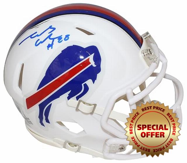 James Cook Autographed Buffalo Bills Speed Mini Helmet Beckett