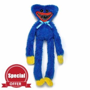 Poppy Playtime Huggy Wuggy Plush Doll - Collectible Toy for All Ages (14" Scary Huggy Wuggy)