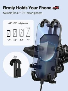 2020-2023 Gladiator JT-720°Adustable Phone Holder with Storage Tray