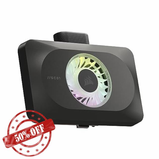Corsair iCUE LINK XG3 RGB Hybrid GPU Water Block - Hybrid Custom Cooling - Fits NVIDIA RTX 4070 and 4070 Ti - Black