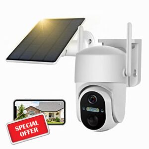 Solar Security Cameras Wireless Outdoor Battery Powered