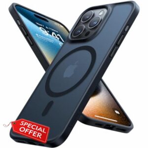 TORRAS Magnetic Shockproof for iPhone 15 Pro Case