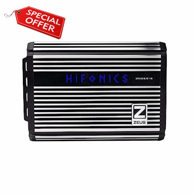 Hifonics ZRX1216.1DV2 Zeus ZRX V2 Compact 1200 Watt Super D-Class Mono Block Amplifier.