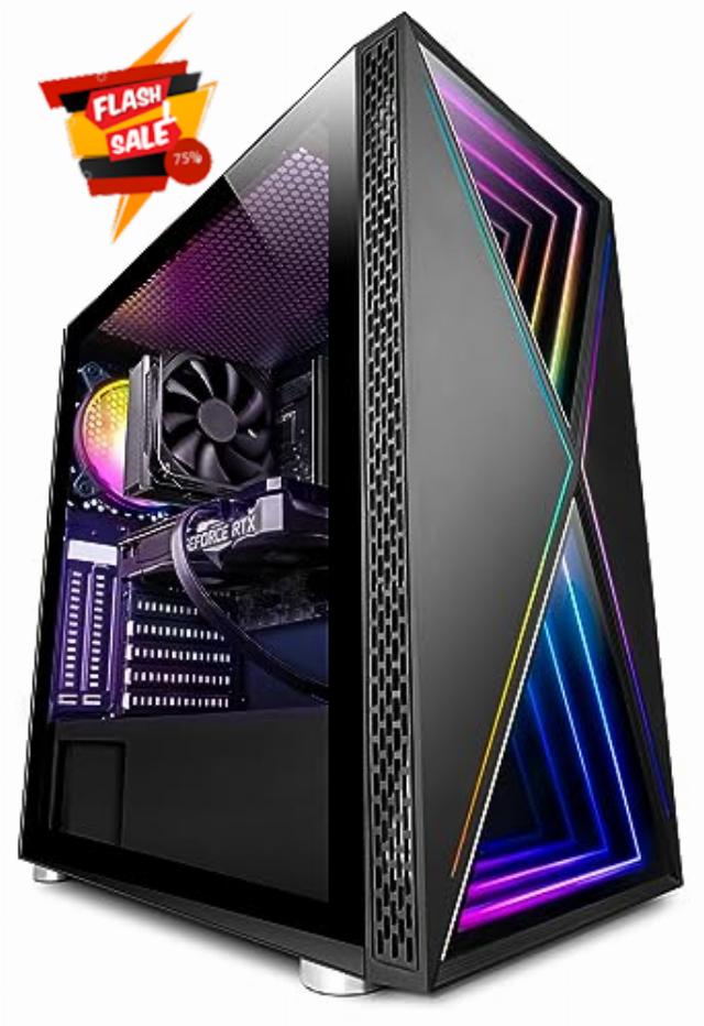 Vibox VIII-53 Gaming PC - Intel i9 11900KF Processor - Nvidia RTX 3060 Ti 8GB Graphics Card - 32GB RAM - 1TB NVMe SSD - 700W PSU - Windows 11 - WiFi