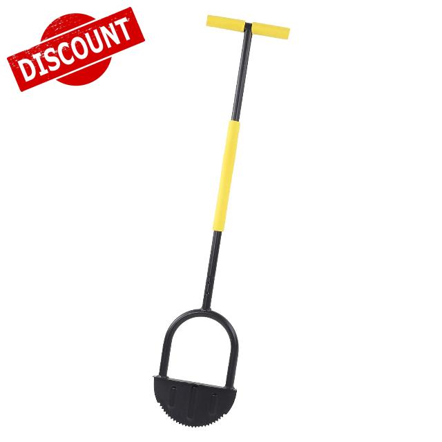 Half Moon Edge Shovel with Wide Foot Platform