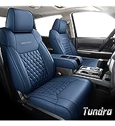 Huidasource Tundra Seat Covers, Front & Rear Leather Car Seat Cover, Waterproof Car Seat Cushion ...