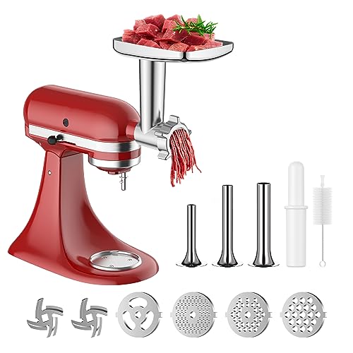 Meat Grinder for KitchenAid including 3 Sausage Stuffer