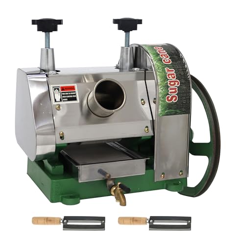 3 Rolls Stainless Steel Sugarcane Press Juicer Grinder