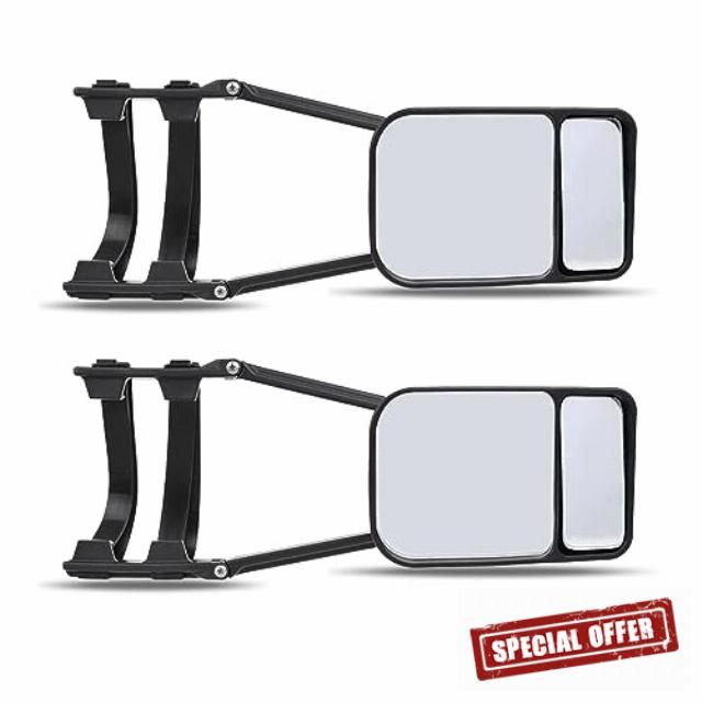 Ajxn 2 PCS Car Mirror Extensions