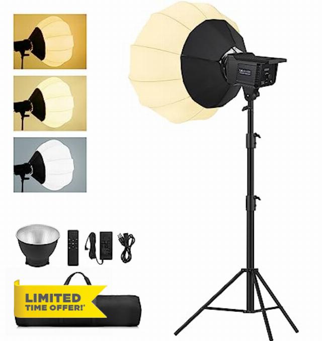 Bi-Color LED Video Light with Tripod Stand