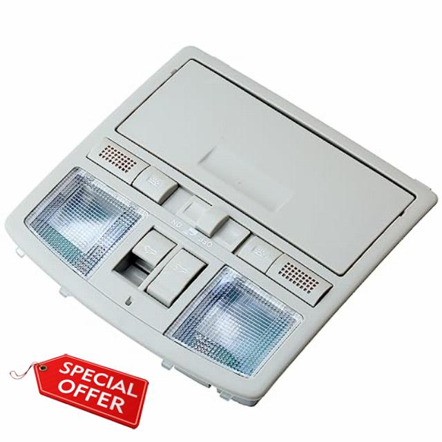 XINXUSONG GS4A-69-970D-30 Overhead Console Map Reading Light w/Sunroof Switch TD77-69-970D-75 Compatible with MZD 6 2008-2012 CX-9 2010-2015 CX9 Grey TD11-69-970