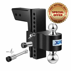 XPE 3.0" Adjustable Trailer Hitch Fits 3" Receiver 8" Drop/Rise