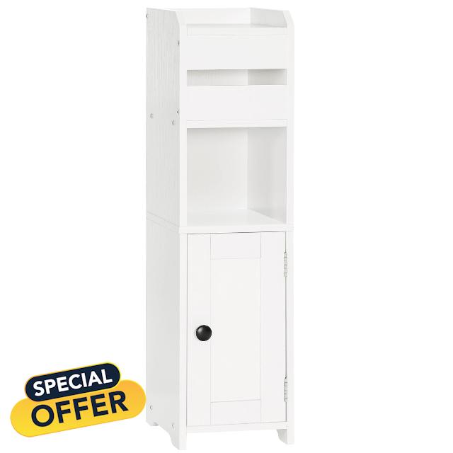 HOOBRO Wooden Bathroom Storage Cabinet