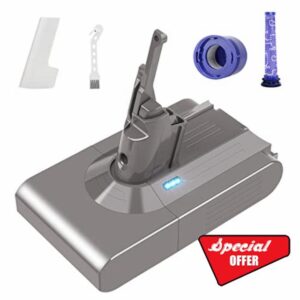21.6V 4500mAh Battery Replacement for Dyson V8