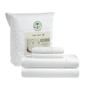 1500 Thread Count 100% Egyptian Cotton Sheets Queen Size Set