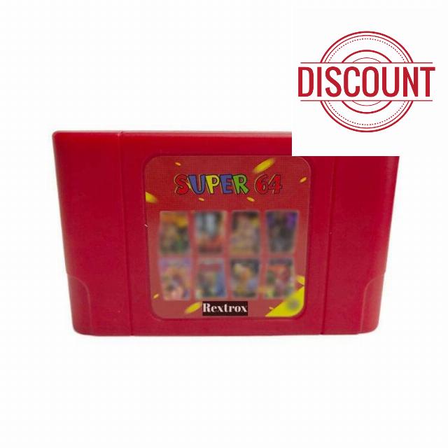 Rextrox 342 in 1 Multi Game Cartridge Save Compatible for N64 Game Consoles