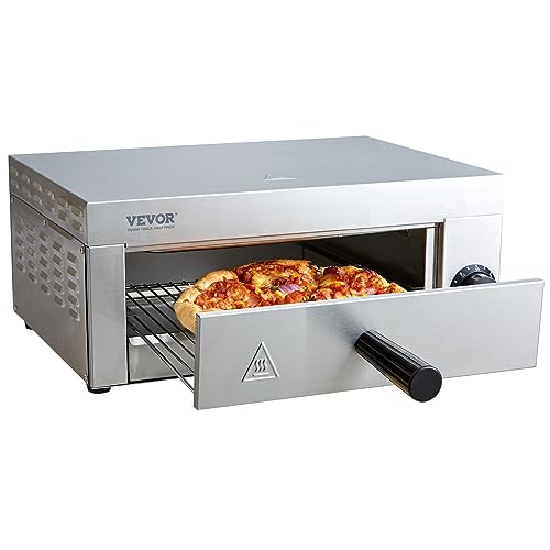 1500W Commercial Pizza Oven with 0-60 Minutes Timer