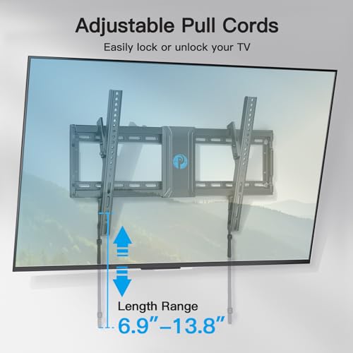 Sturdy TV Wall Mount Bracket for Flat or Curved TVs