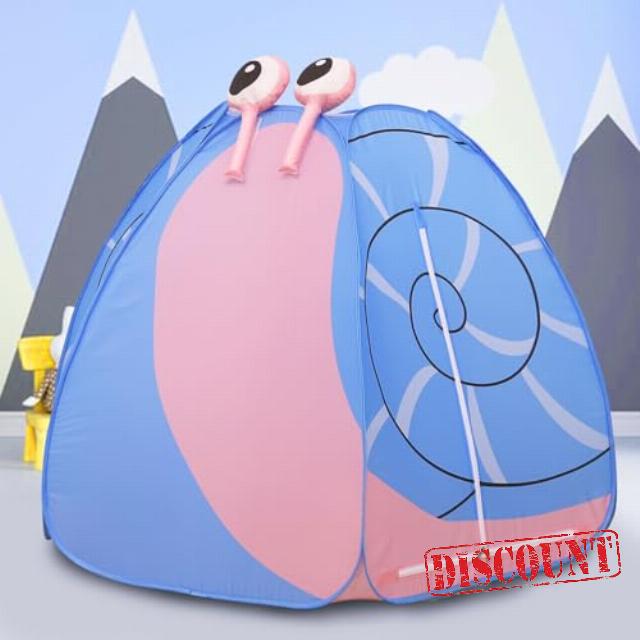 Kids Play Tent Pop Up Tent for Girls and Boys Automatic Setup Tent Outdoor and Indoor Snail Portable Playhouse Tent by ENCHEAR Patent Pending (Snail)