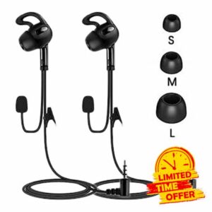 GaiRen 2 Pack Right Ear Referee Earphone