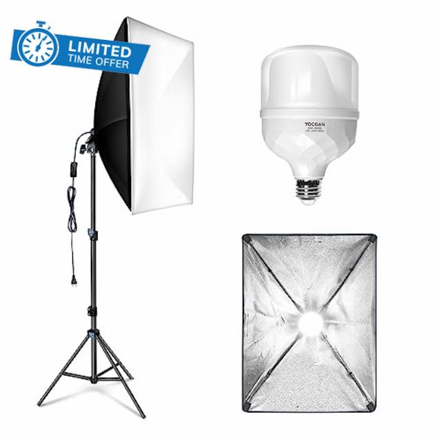 Tocoan Softbox Photography Lighting Kit