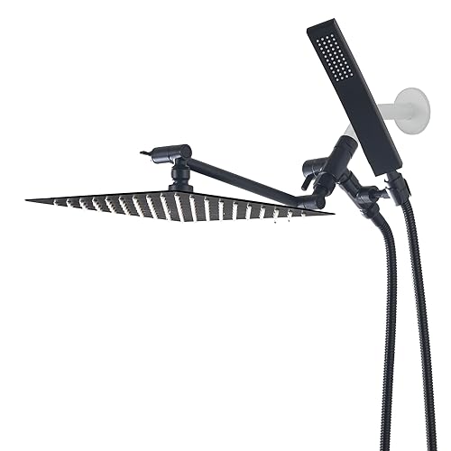 12'' Shower Head Combo With 3-Way Diverter