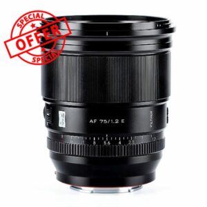 VILTROX PRO 75mm f/1.2 E for Sony e-Mount