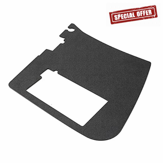 motoparty for Chevrolet Corvette 1997-2004 C5 Corvette Battery Den Cover Plate Easy Installation ABS Plastic Black