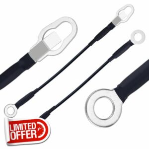 Cenipar 2 PCS Tailgate Cables Lift-Gate Support Strap Replace 5L5Z9943052AA 5L5Z9943053AA Rear Gate Tailgate Liftgate Support Cable Straps