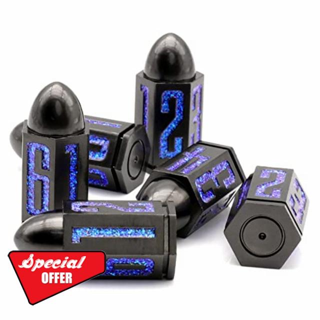 FONVGOGO Bullet Metal Dice Set