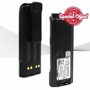 ROWSHEP (2-Pack) 7.2V 2100mAh Ni-NH Battery Replacement Two Way Radio Battery for Motorola XTS3000 XTS5000 XTS5000 MTP200 MTP300 XT5300 XTS4250 Walkie Talkie Batteries NTN8294/8293