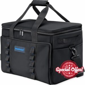 Hulongo 32L Foldable Collapsible Insulated Cooler Bag Soft Sided Cooler for Grocery Shopping