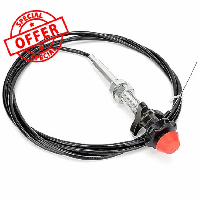 Qagea 55204 Control Cables with 2 in Black Knob