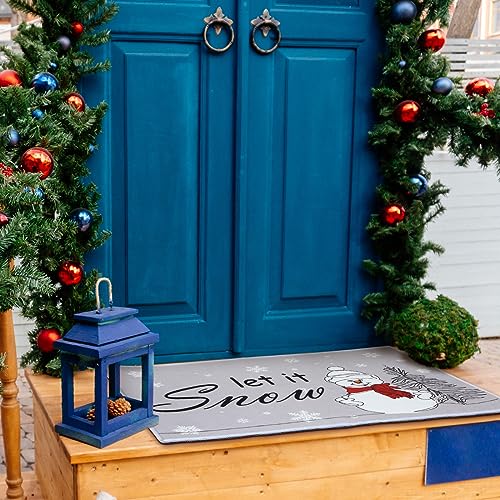 Holiday Kitchen Floor Mat Rug for Indoor Outdoor