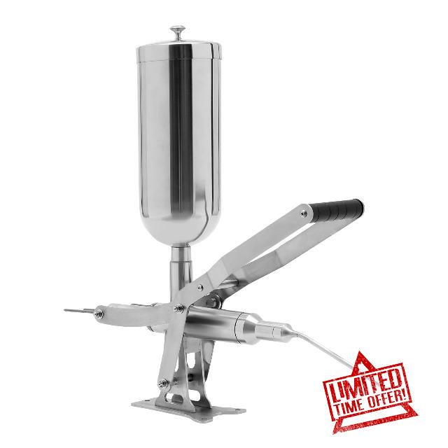 Manual Churros Filler 5L Spanish Churrera Maker Machine Donuts Dessert Latin Fruit Donut Makers Stainless Steel Chocolate Jam Filling Machine