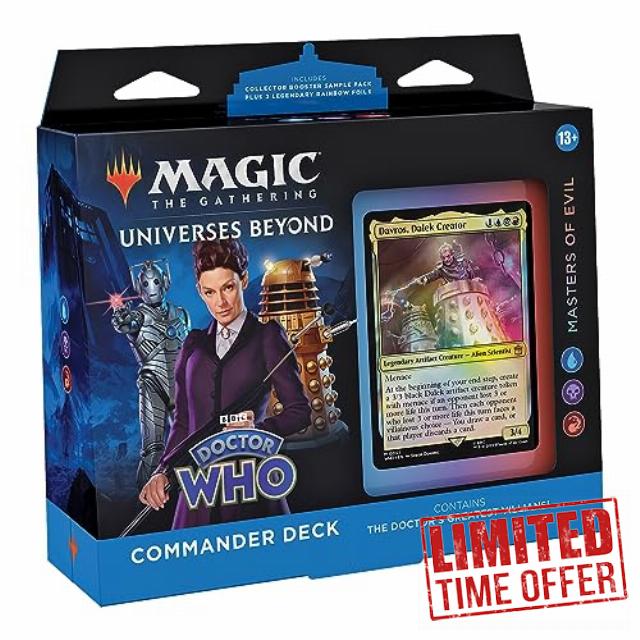 Magic: The Gathering Doctor Who Commander Deck - Masters of Evil (100-Card Deck