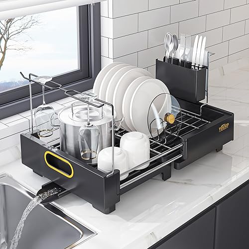 Large Capacity Kitchen Counter Dish Rack