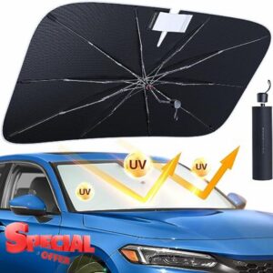 [2023 Newest] andobil Windshield Sun Shade Umbrella