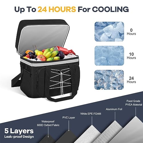 60 Cans Soft Collapsible Cooler Bag