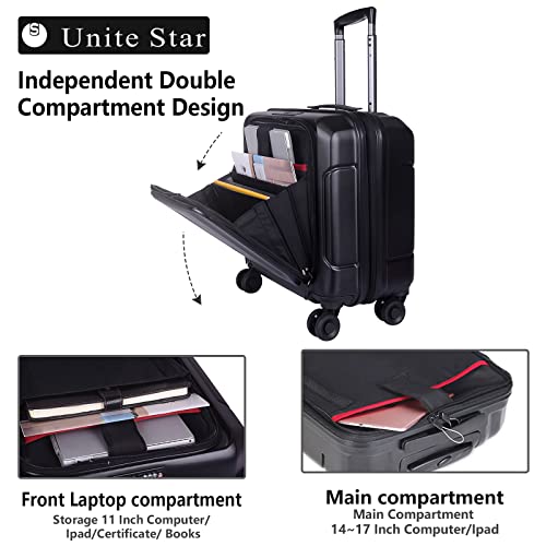 Lightweight Hardshell ABS+PC+Aluminum Frame Suitcase with TSA Lock