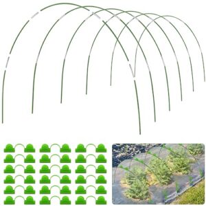 30pcs Rust-Free Greenhouse Support Hoops Frame for Garden Fabric