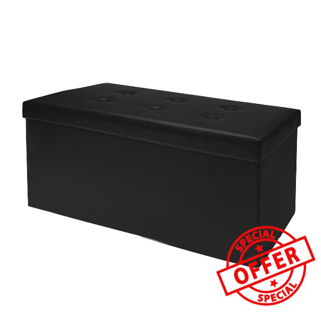 xuperbonus 30 Inches Folding Storage Ottoman