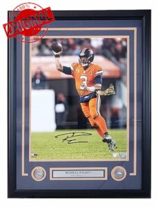 Russell Wilson Signed Framed 16x20 Denver Photo Fanatics