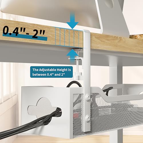 Desk Cable Organizer with Clamp Easy to Install for Standing Desk Cord Organizer